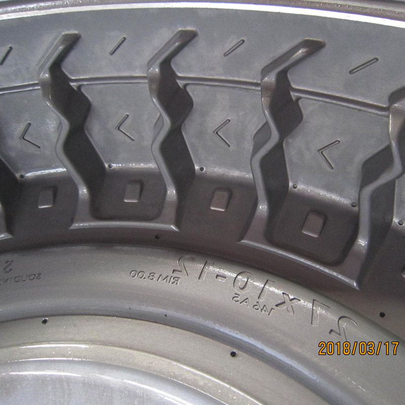 27x10-12 pevné pneumatiky plíseň
